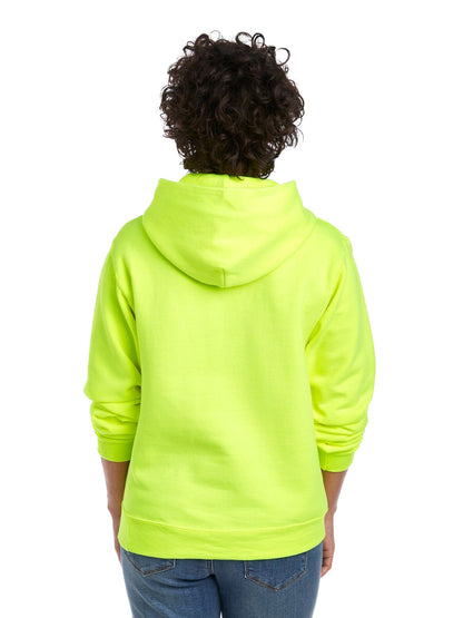 Unisex Super Sweats�� NuBlend�� Fleece Pullover Hoodie - High Viz Safety Green