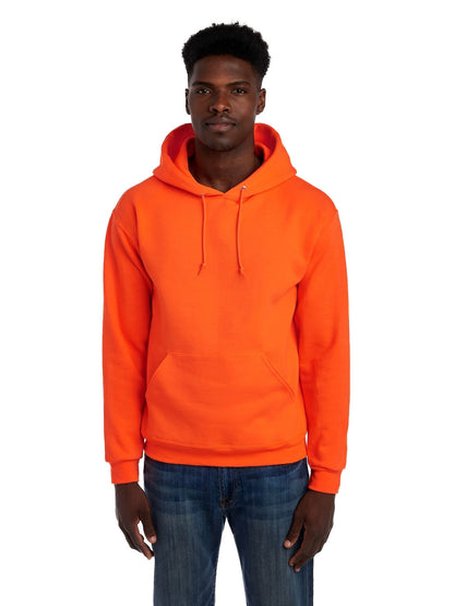 Unisex Super Sweats�� NuBlend�� Fleece Pullover Hoodie - High Viz Safety Orange