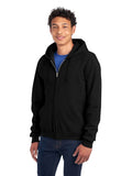 Unisex Super Sweats® NuBlend® Fleece Full-Zip Hoodie - Black