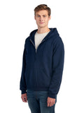 Unisex Super Sweats® NuBlend® Fleece Full-Zip Hoodie - J Navy