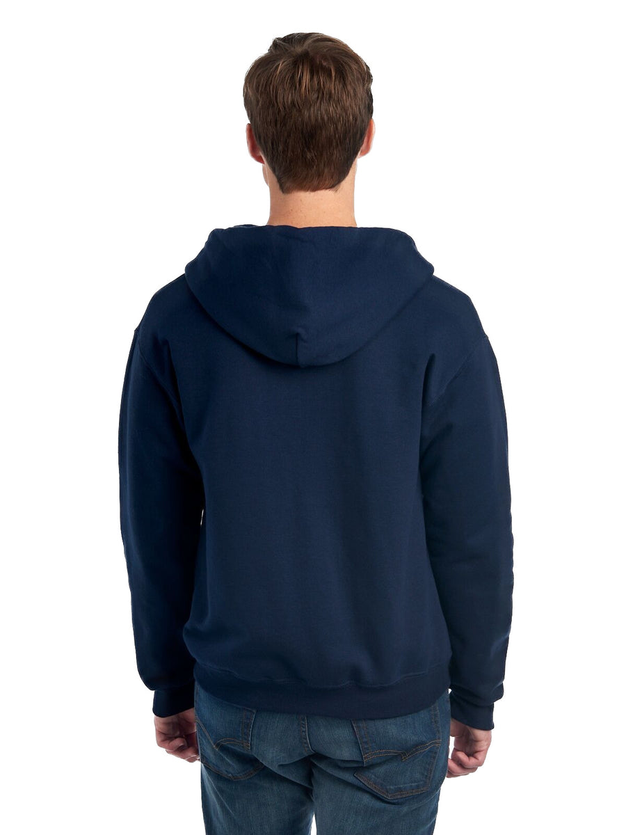 Unisex Super Sweats® NuBlend® Fleece Full-Zip Hoodie - J Navy