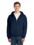 Unisex Super Sweats® NuBlend® Fleece Full-Zip Hoodie - J Navy