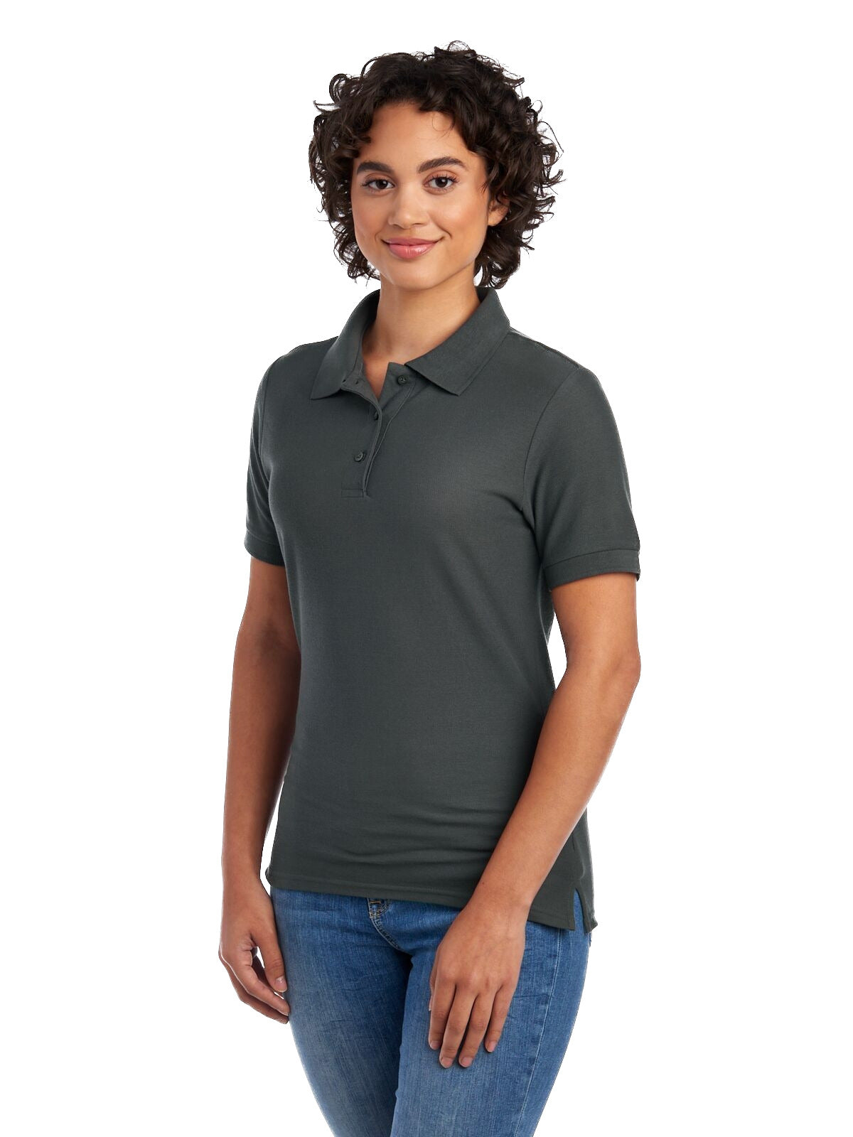 Women's Easy Care™ Polo - Charcoal Gray