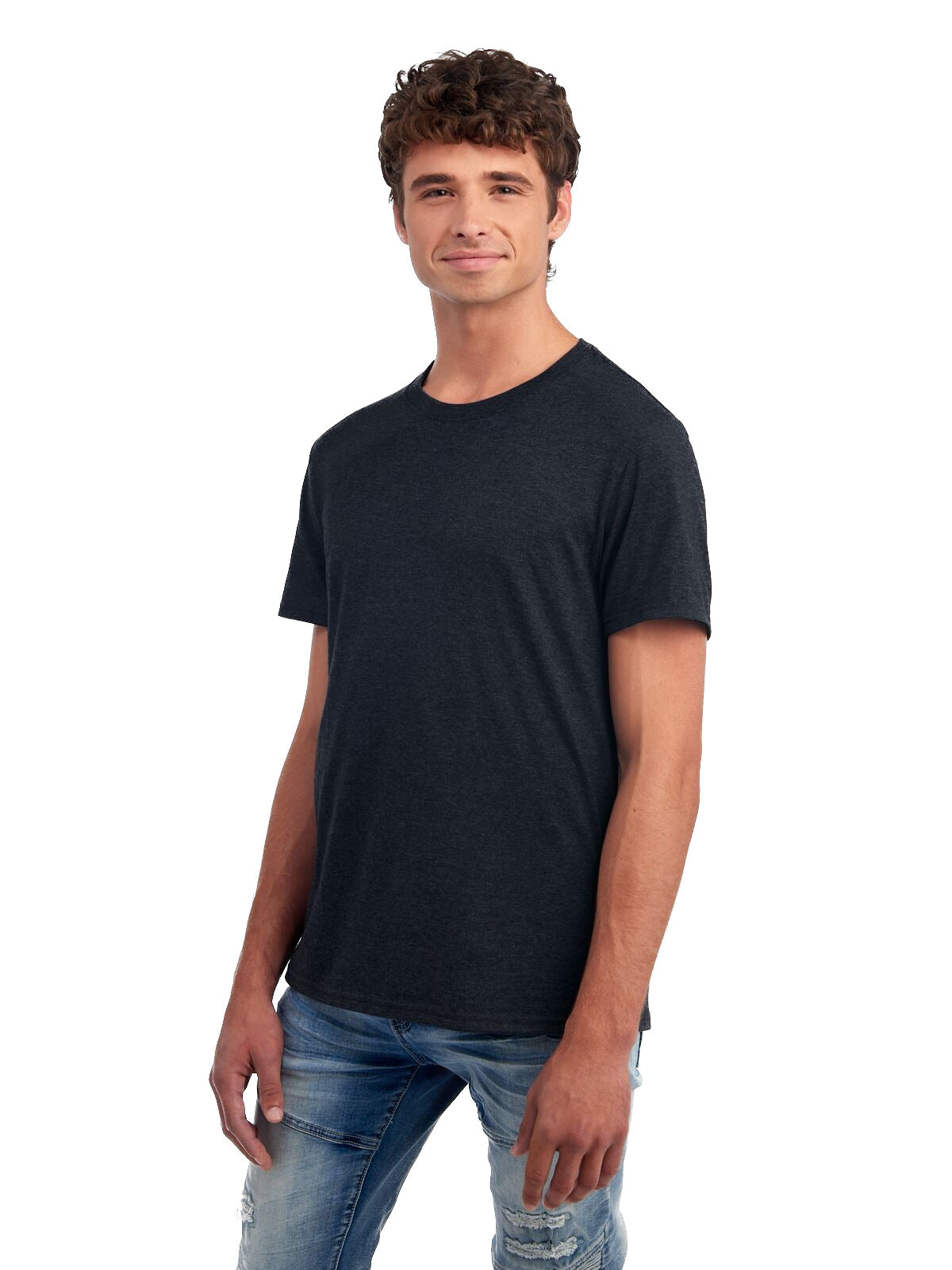 Unisex Premium Blend Ring-Spun T-Shirt - Black Ink Heather