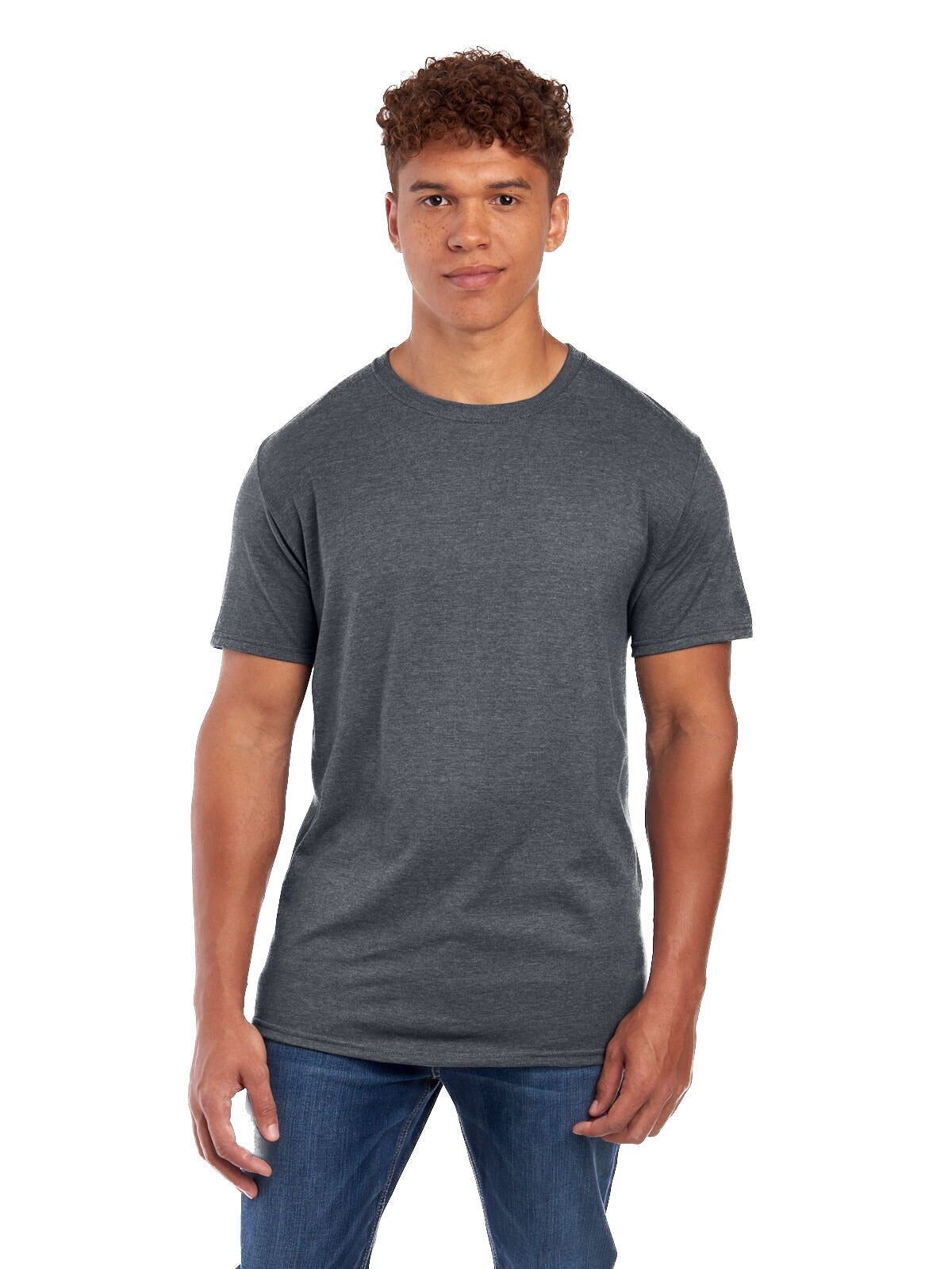 Unisex Premium Blend Ring-Spun T-Shirt - Charcoal Heather