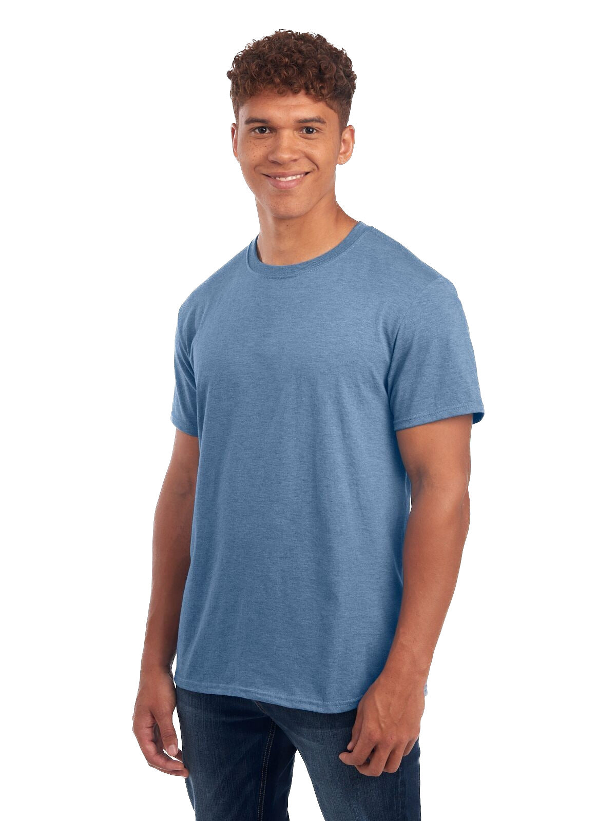 Unisex Premium Blend Ring-Spun T-Shirt - Denim Heather