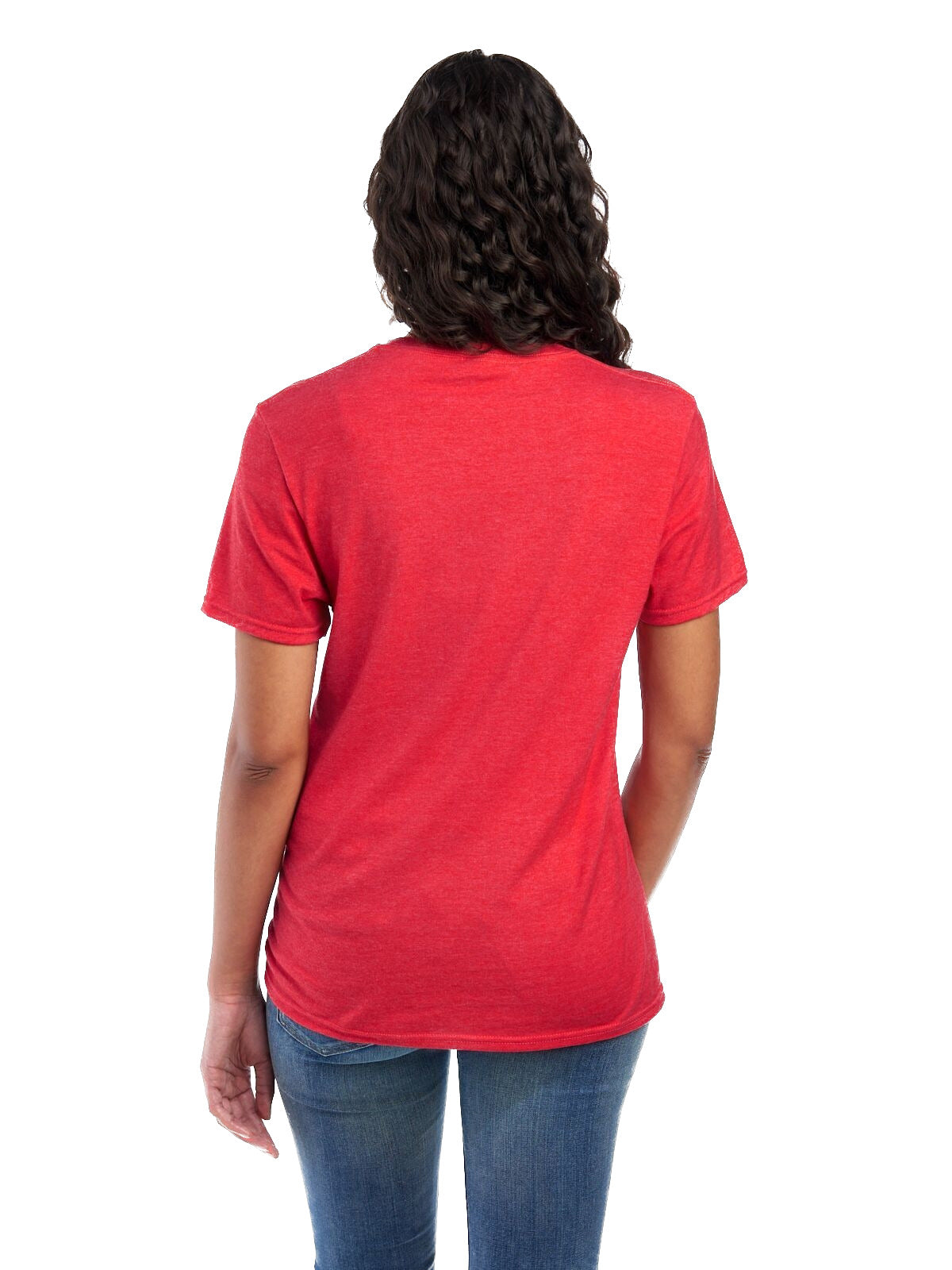 Unisex Premium Blend Ring-Spun T-Shirt - Fiery Red Heather