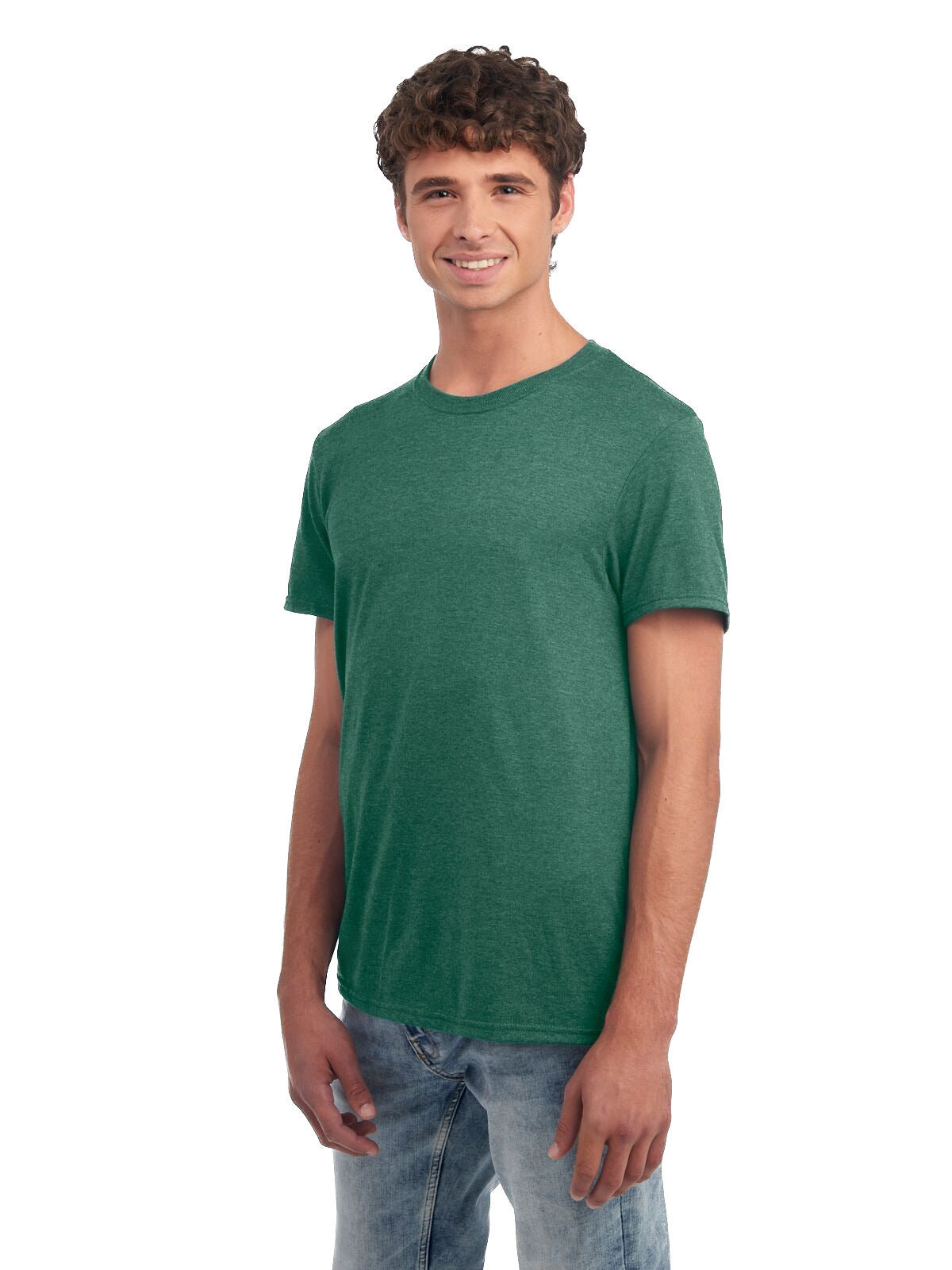 Unisex Premium Blend Ring-Spun T-Shirt - Forest Green Heather
