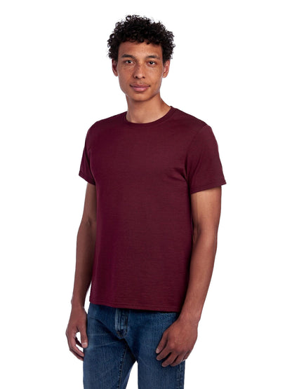 Unisex Premium Blend Ring-Spun T-Shirt - Maroon Heather