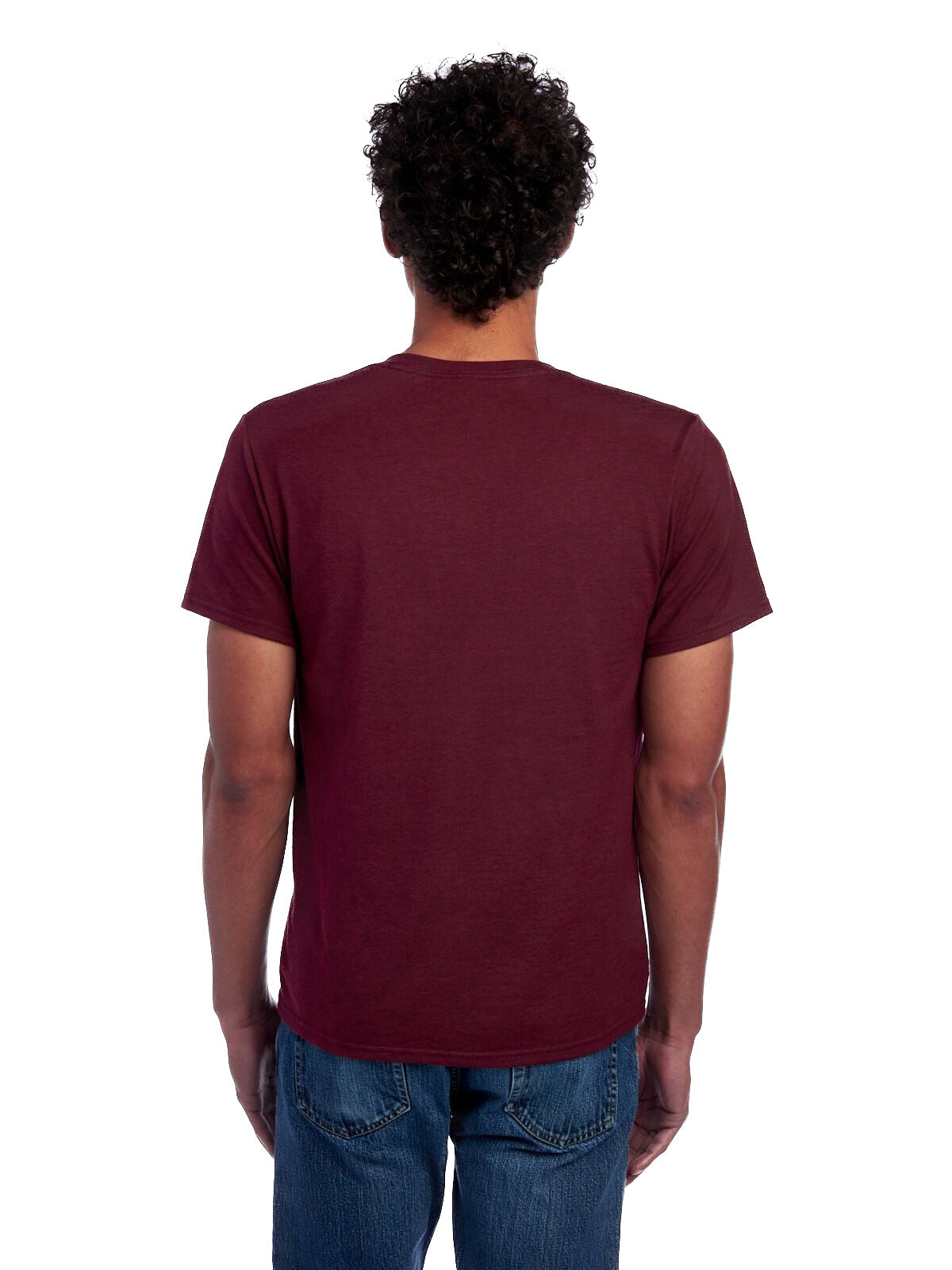 Unisex Premium Blend Ring-Spun T-Shirt - Maroon Heather
