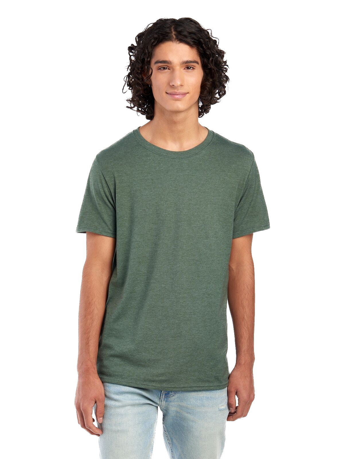 Unisex Premium Blend Ring-Spun T-Shirt - Military Green Heather