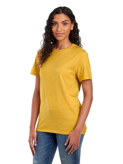 Unisex Premium Blend Ring-Spun T-Shirt - Mustard Heather