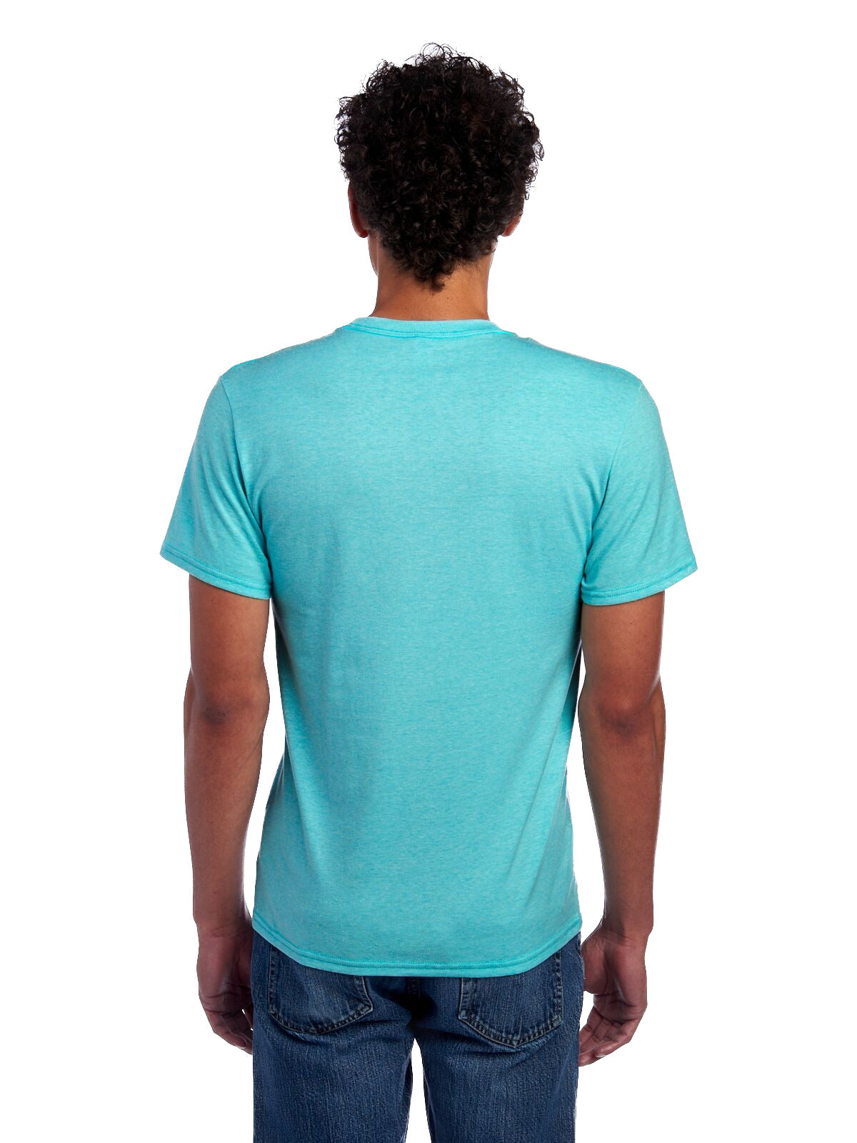 Unisex Premium Blend Ring-Spun T-Shirt - Smply Aqua Heather
