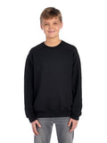 Youth NuBlend�� Fleece Crew - Black