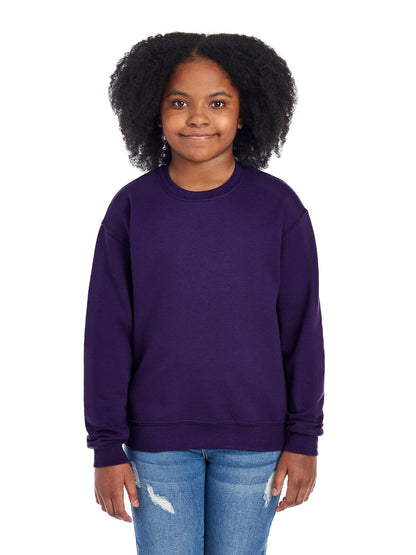 Youth NuBlend�� Fleece Crew - Deep Purple