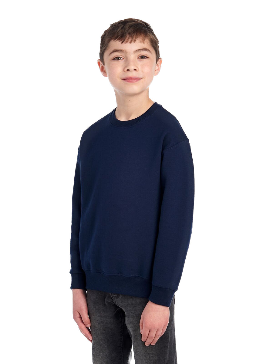 Youth NuBlend�� Fleece Crew - J Navy