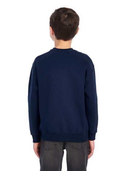 Youth NuBlend�� Fleece Crew - J Navy