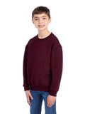 Youth NuBlend�� Fleece Crew - Maroon