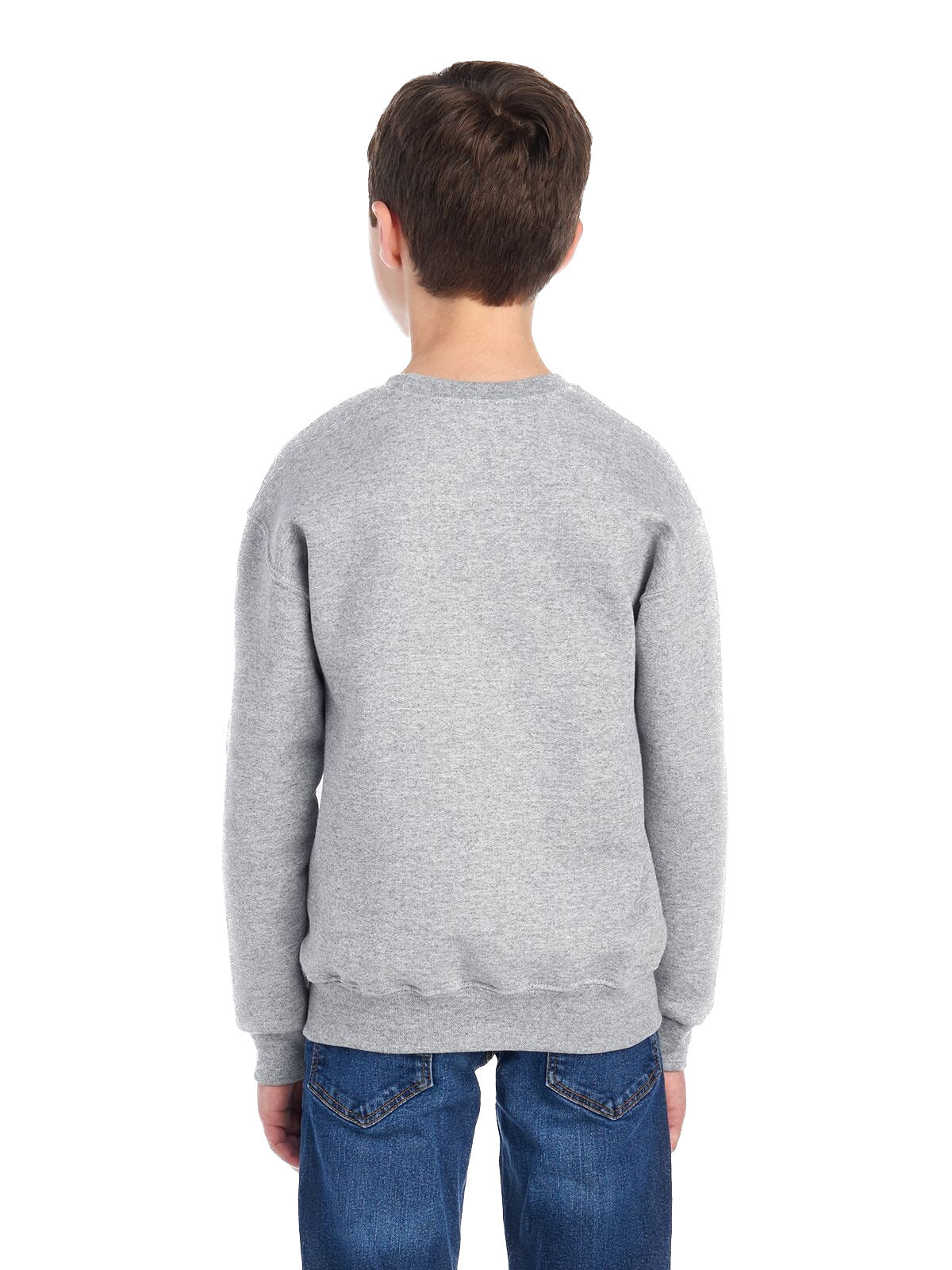 Youth NuBlend�� Fleece Crew - Oxford