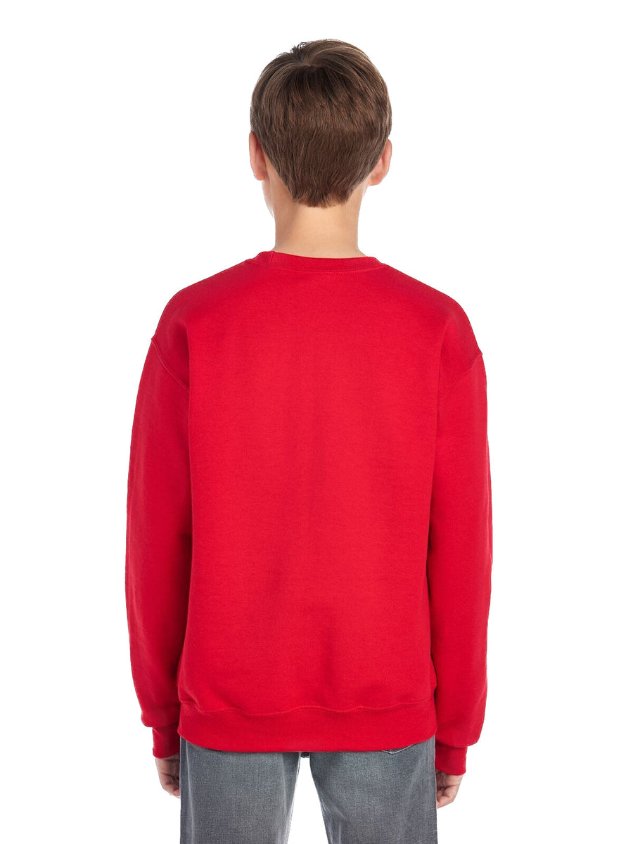 Youth NuBlend�� Fleece Crew - True Red