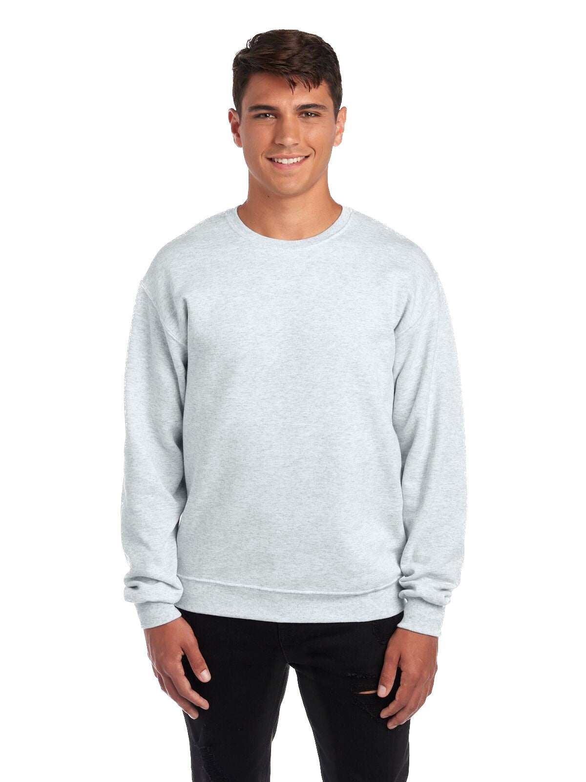 Unisex NuBlend® Fleece Crew - Ash