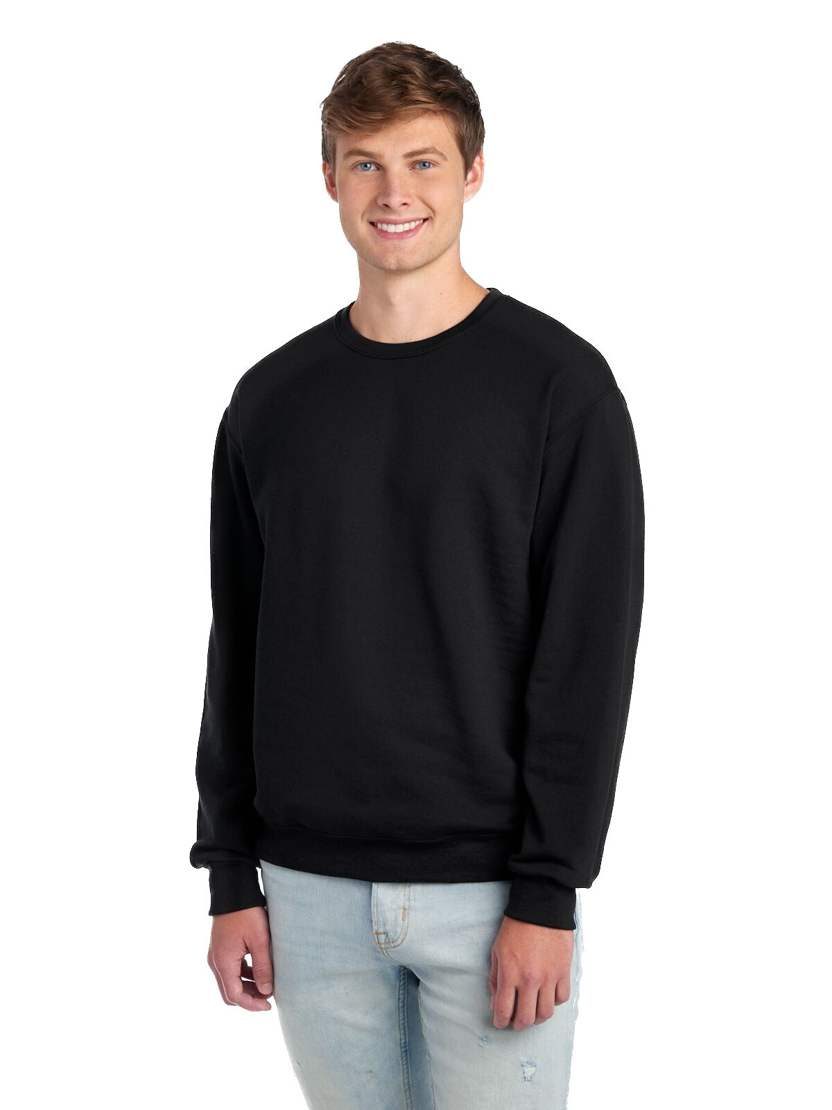 Unisex NuBlend® Fleece Crew - Black