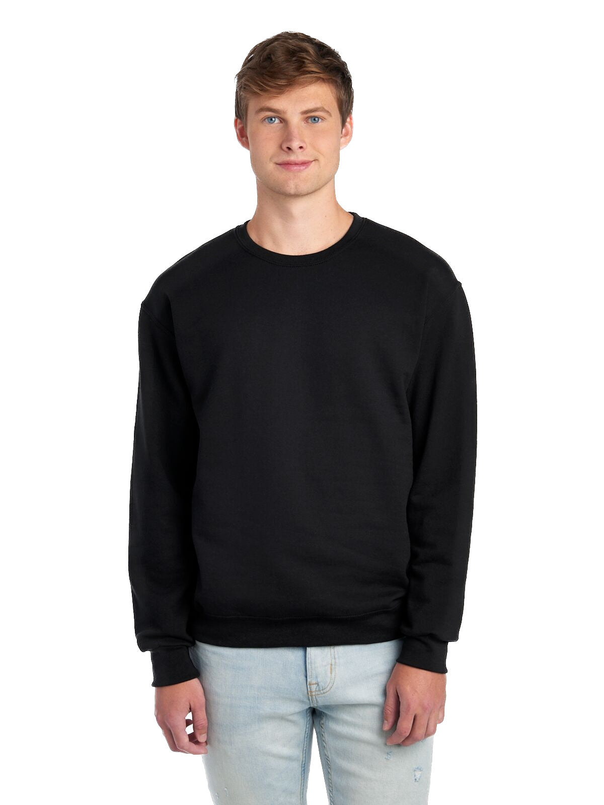 Unisex NuBlend® Fleece Crew - Black