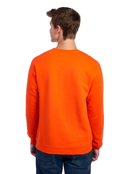 Unisex NuBlend® Fleece Crew - Burnt Orange