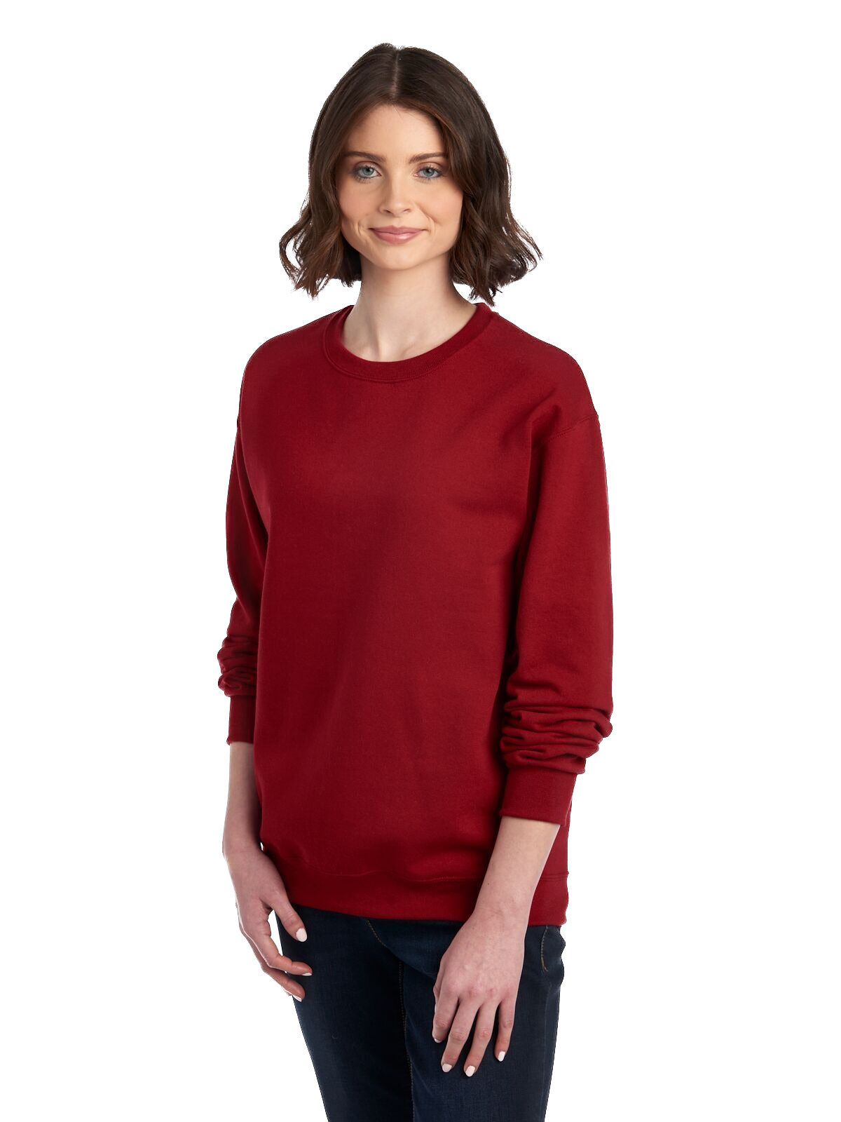 Unisex NuBlend® Fleece Crew - Cardinal