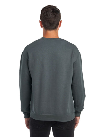 Unisex NuBlend® Fleece Crew - Charcoal Gray