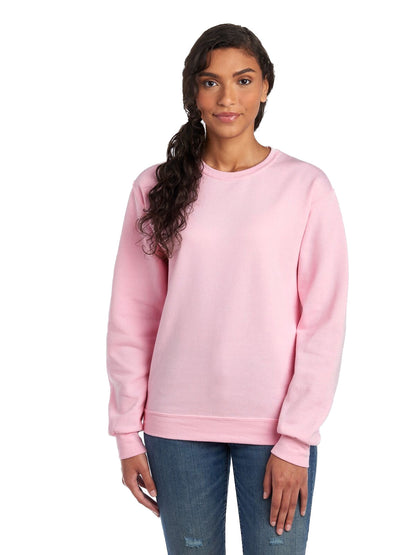 Unisex NuBlend® Fleece Crew - Classic Pink