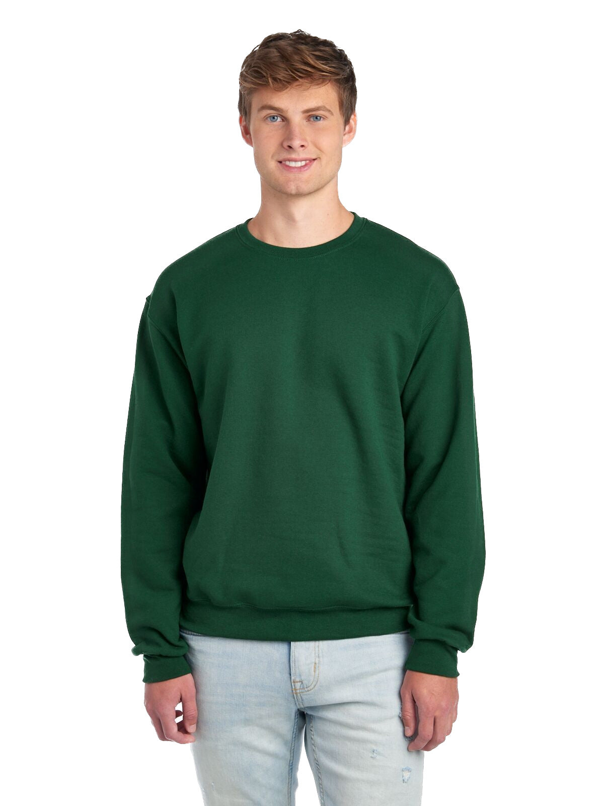 Unisex NuBlend® Fleece Crew - Forest Green