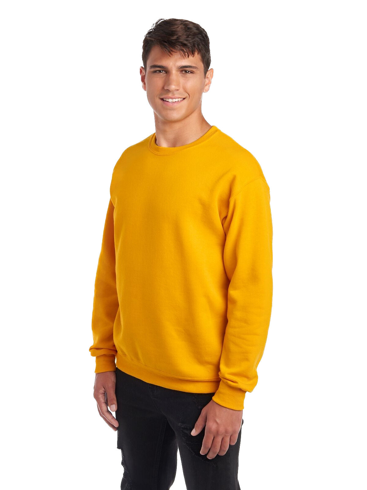 Unisex NuBlend® Fleece Crew - Gold