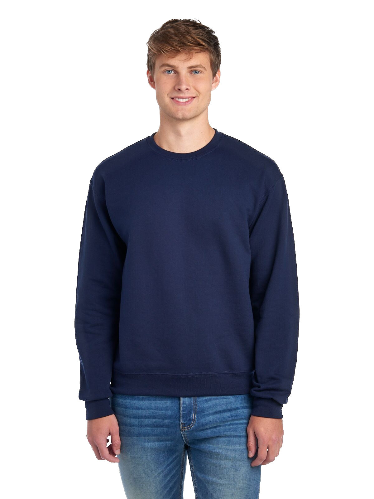 Unisex NuBlend® Fleece Crew - J Navy