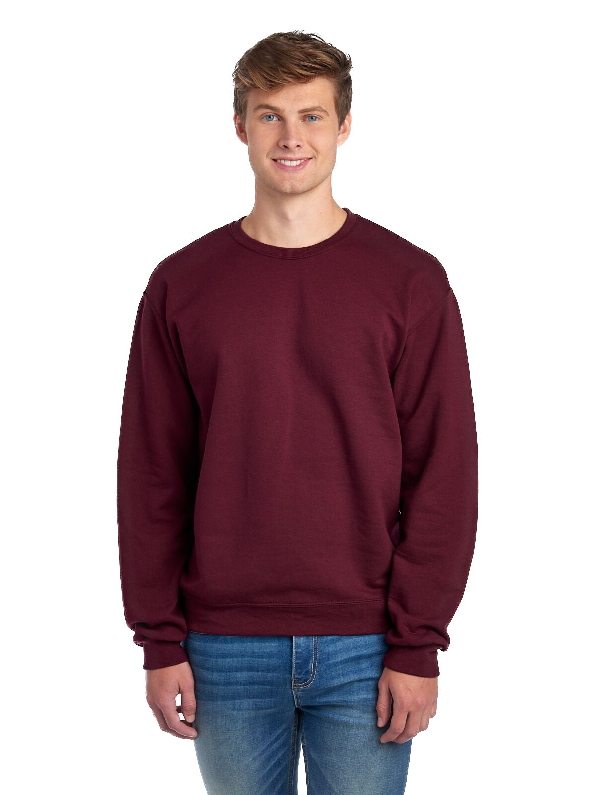 Unisex NuBlend® Fleece Crew - Maroon