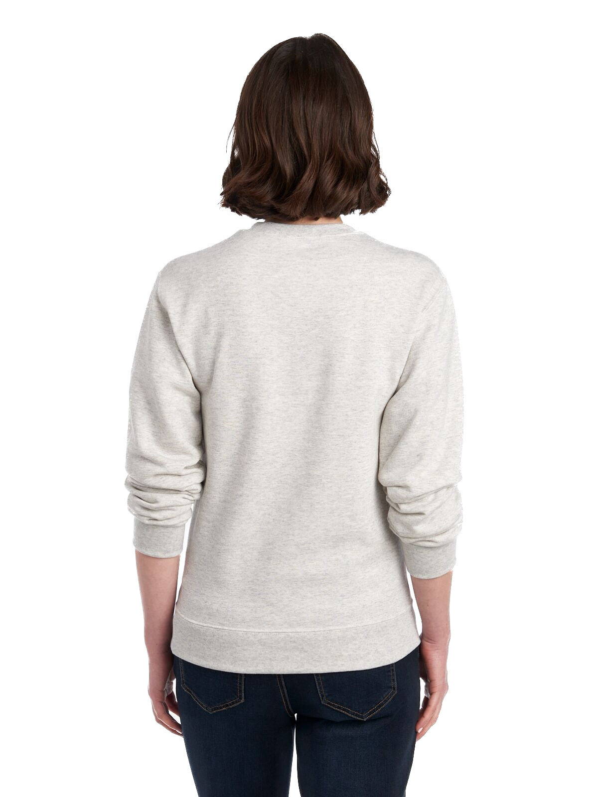 Unisex NuBlend® Fleece Crew - Oatmeal Heather