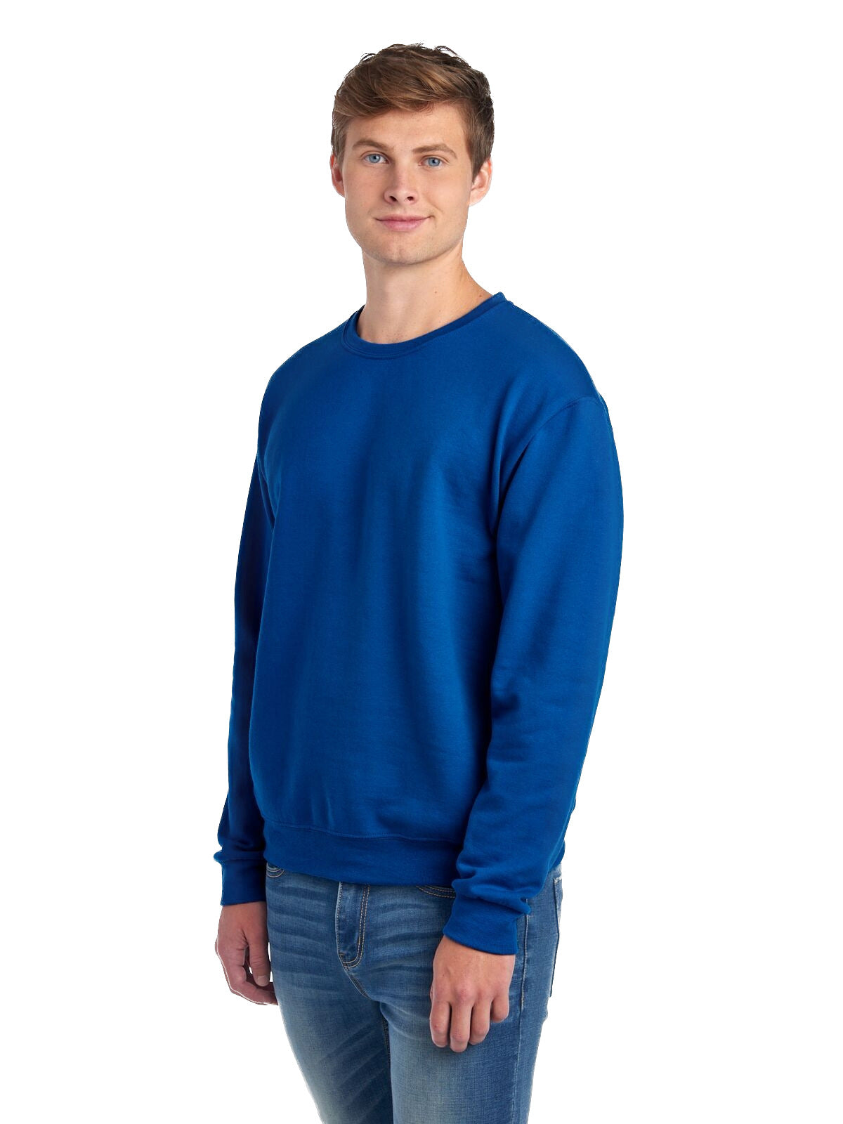 Unisex NuBlend® Fleece Crew - Royal