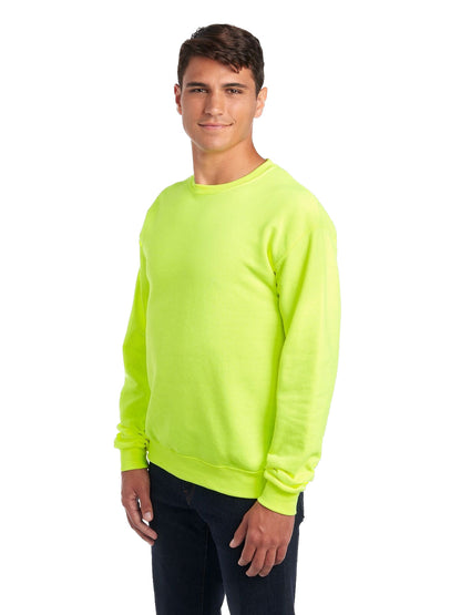 Unisex NuBlend® Fleece Crew - Safety Green
