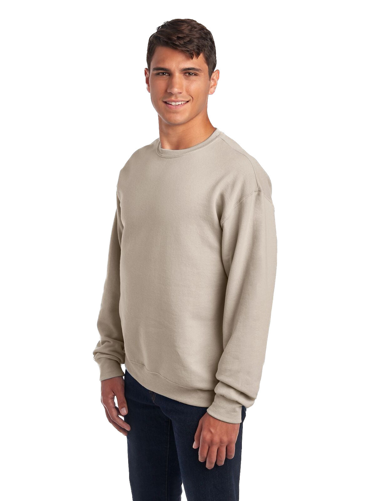 Unisex NuBlend® Fleece Crew - Sandstone