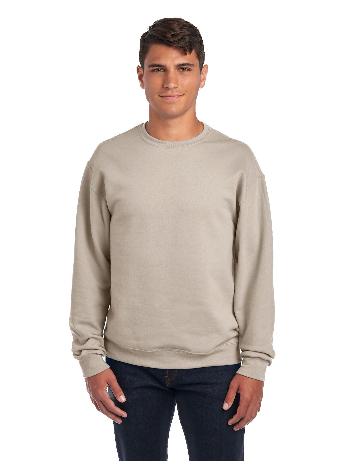 Unisex NuBlend® Fleece Crew - Sandstone