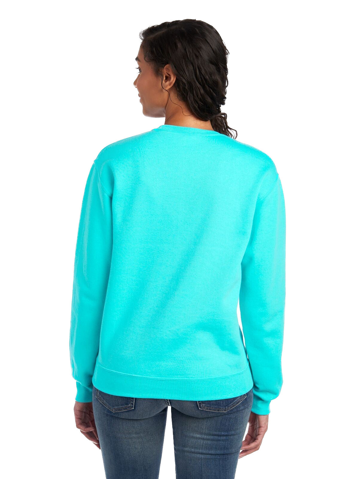 Unisex NuBlend® Fleece Crew - Scuba Blue