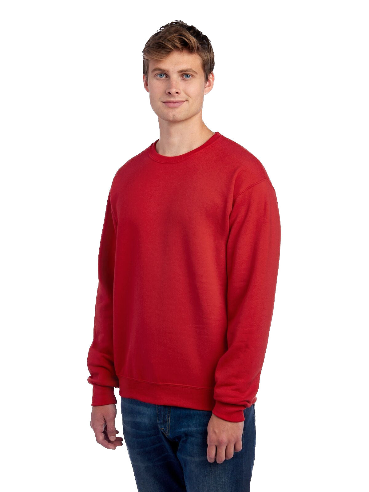 Unisex NuBlend® Fleece Crew - True Red