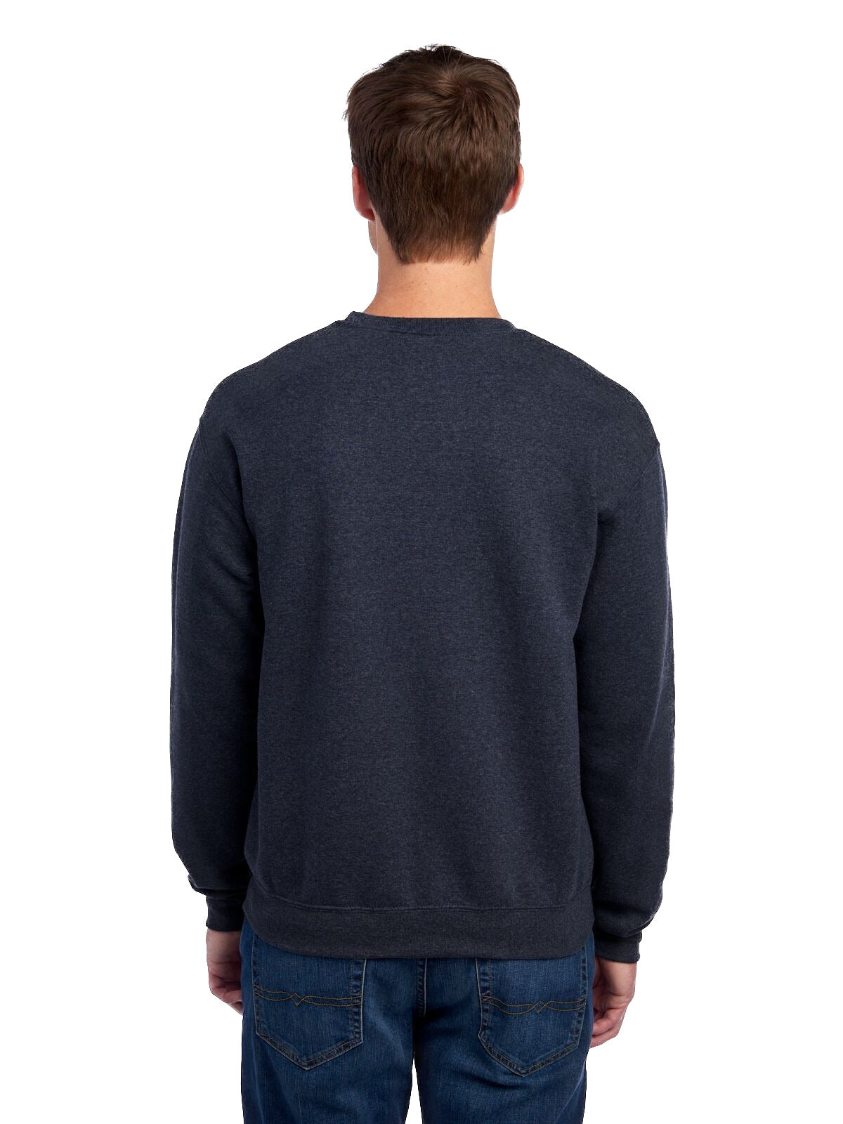 Unisex NuBlend® Fleece Crew - Vintage Heather Navy