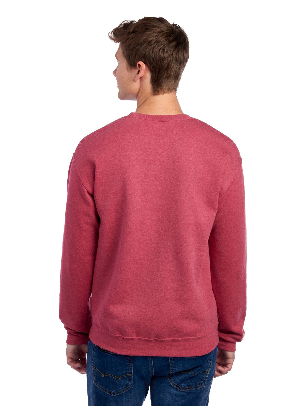 Unisex NuBlend® Fleece Crew - Vintage Heather Red