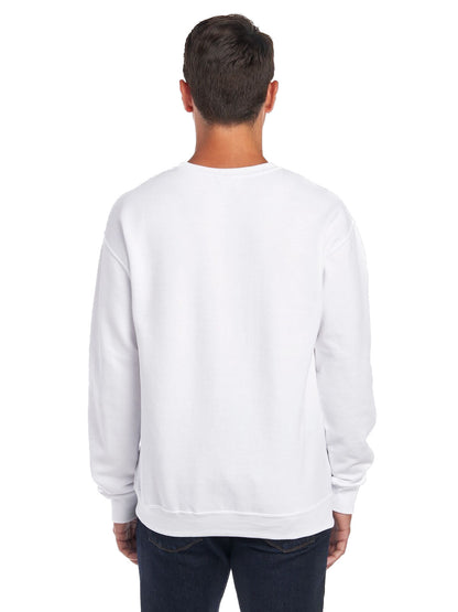 Unisex NuBlend® Fleece Crew - White