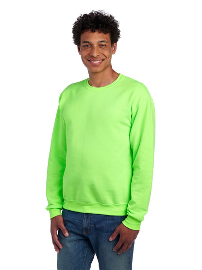 Unisex NuBlend® Fleece Crew - Neon Green