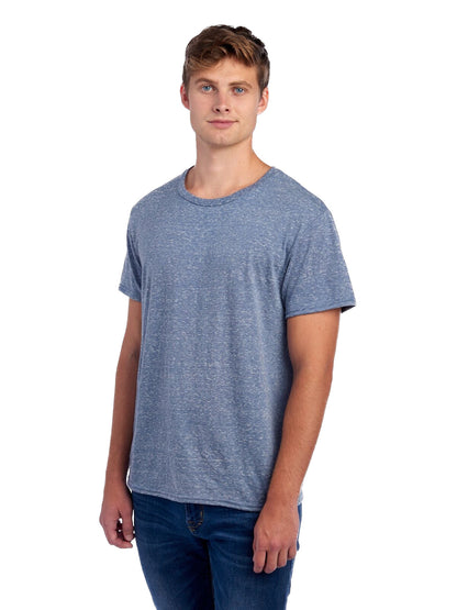 Unisex Snow Heather T-Shirt - Denim