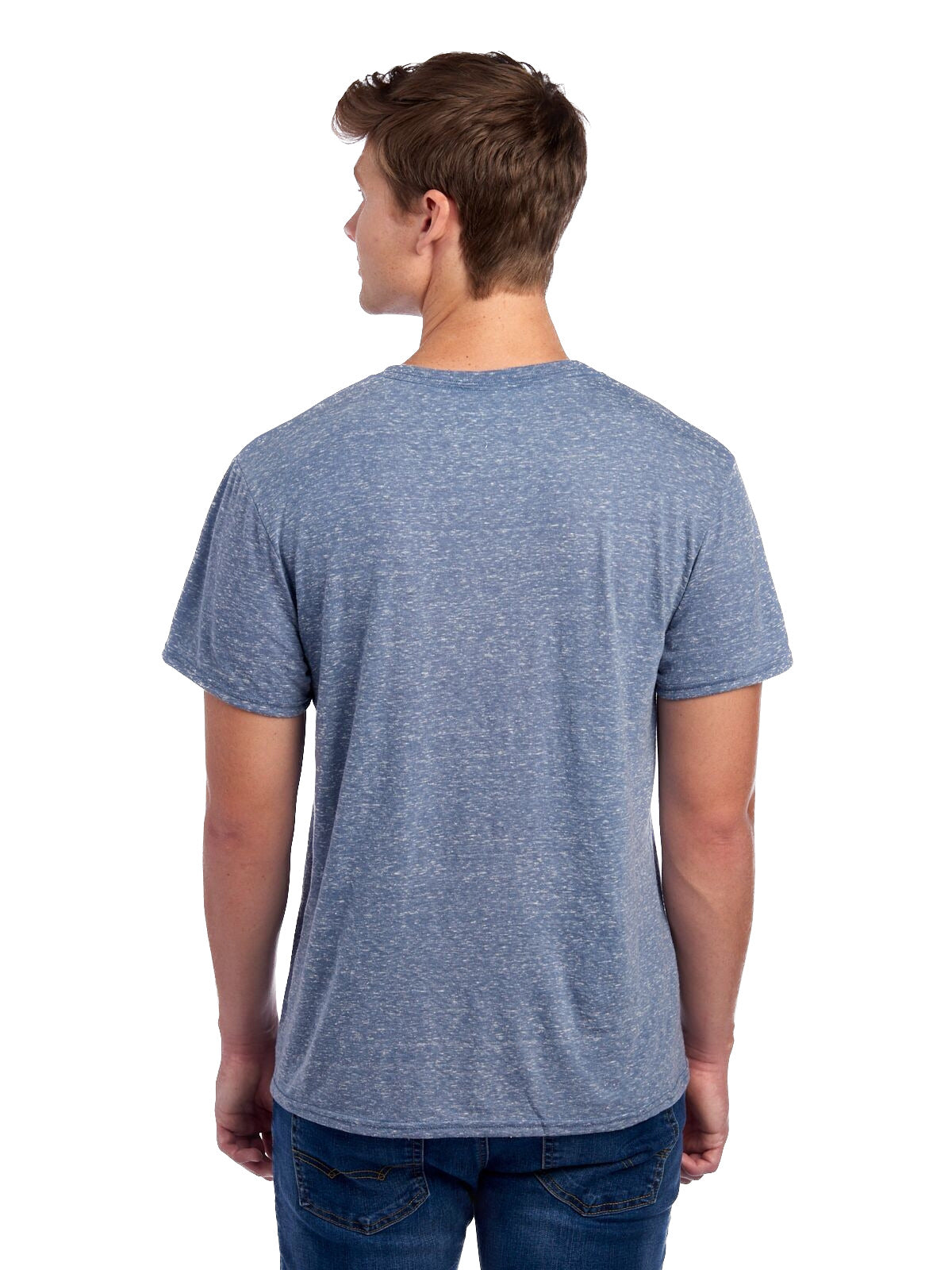 Unisex Snow Heather T-Shirt - Denim