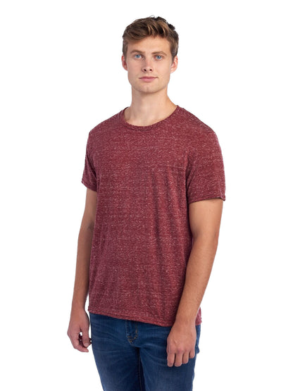 Unisex Snow Heather T-Shirt - Maroon