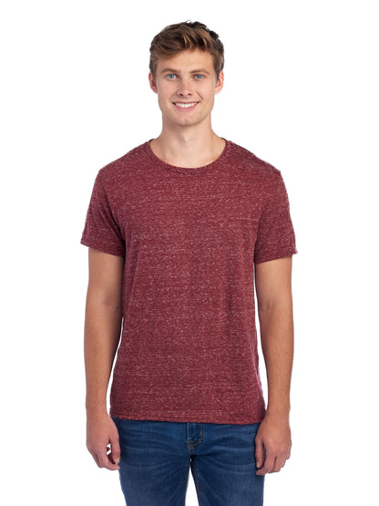 Unisex Snow Heather T-Shirt - Maroon